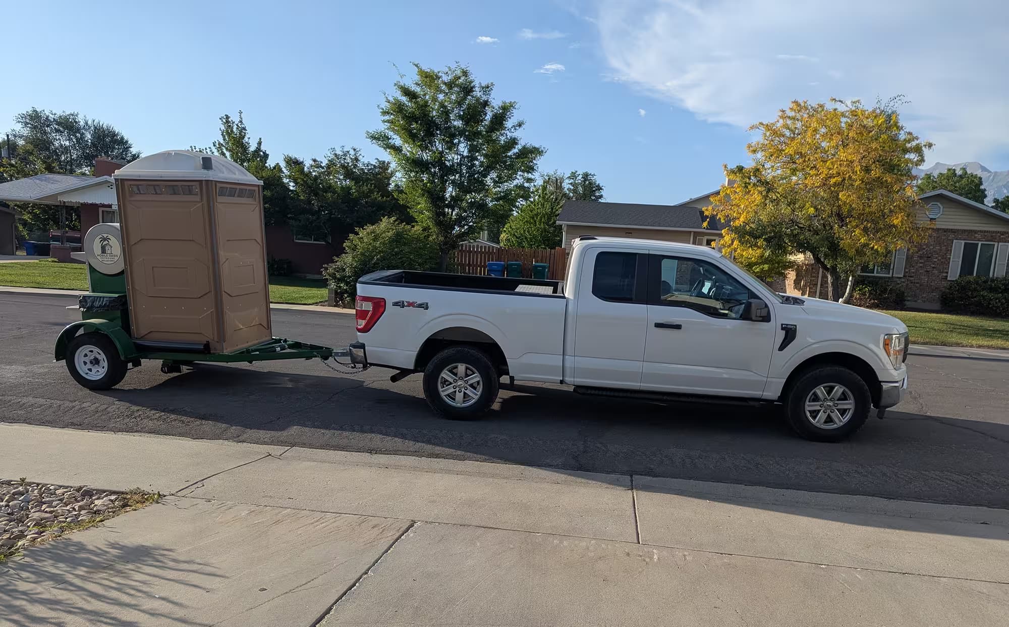 Mobile Oasis luxury portable restroom truck
